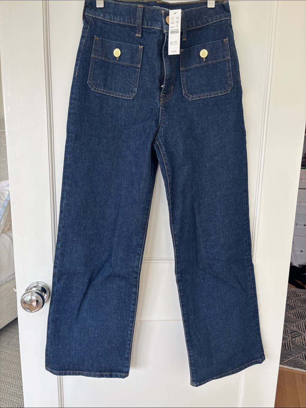 NWT Jcrew Slim Wide Leg Jeans -25